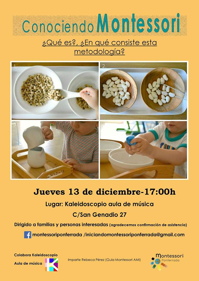 Charla informativa: ¿Qué es el Método Montessori?