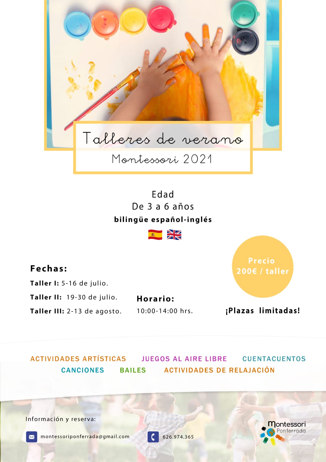 Talleres de Verano Montessori Ponferrada